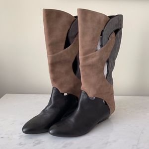Hayden Harnett - Leather Suede Boots